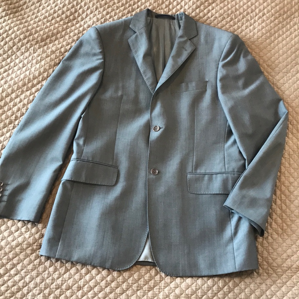 Blue suit